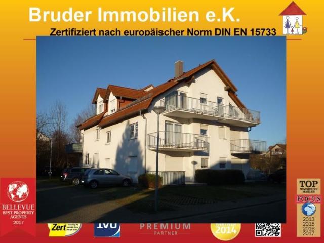 Wiesloch: 2 ZKB mit Terrasse und StPl, 600m ins Zentrum