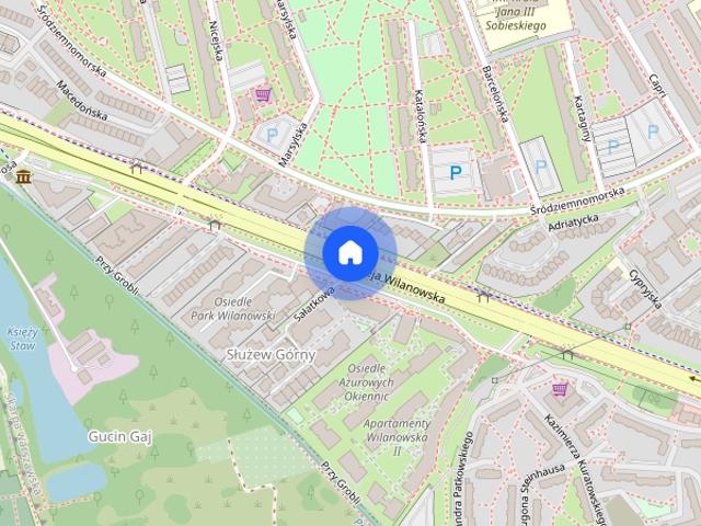 Wilanów | 4 pokoje 93 m² | po odświeżeniu | 2 miejsca p. | od 14.09.26