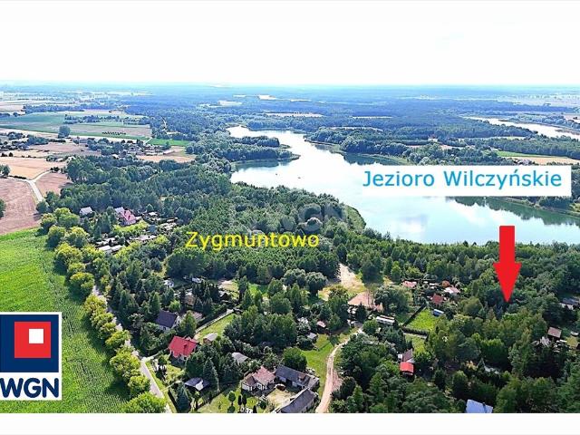 3 Domy letniskowe nad Jeziorem Wilczyńskim w Zygmuntowie