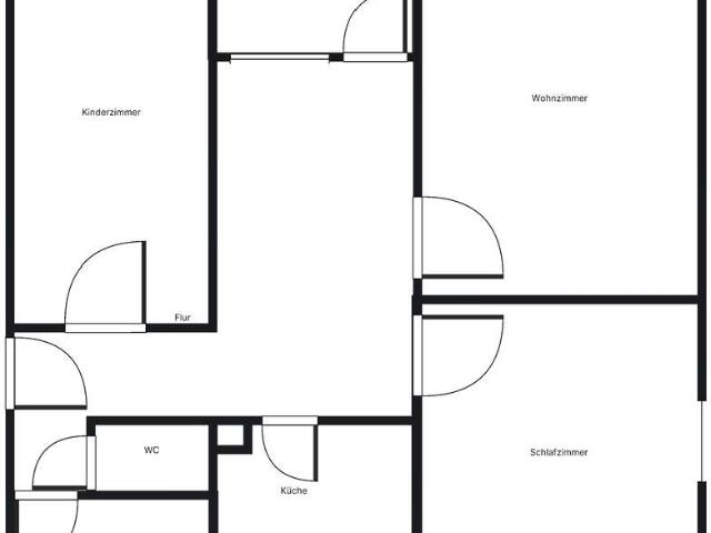 Wir sanieren und renovieren für Sie 3 Zimmer Wohnung mit Balkon