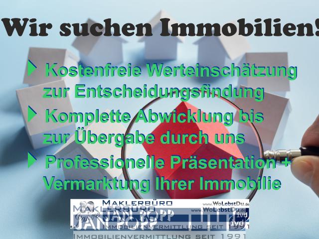 Wir suchen für unsere Kunden Ein Zwei und Mehrfamilienhäuser