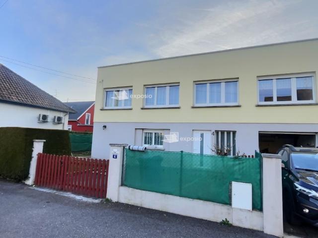 Wittenheim, maison 2 chambres, jardin, garage