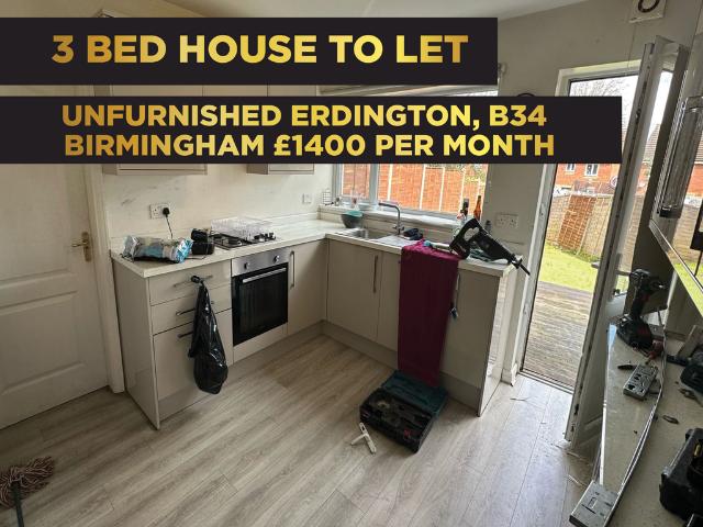 Witton Lodge Road, Birmingham B23 3 bed terraced house to rent £1,400 pcm £323 pw
