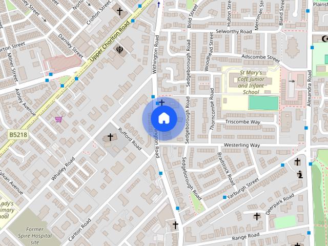 Withington Road Manchester, M16