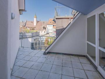 Wo Moderne, Helligkeit, Chick und Charme, am Rande des Altstadtkernes ein neues harmonisches Zuhause finden: 4, 5 Zimmer Maisonette Wohnung, mitten in Villingen!