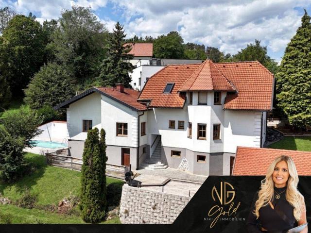 Wo Ruhe zu Hause ist – Ein oder Zweifamilienhaus mit Pool & Panoramablick bei Bad Erlach