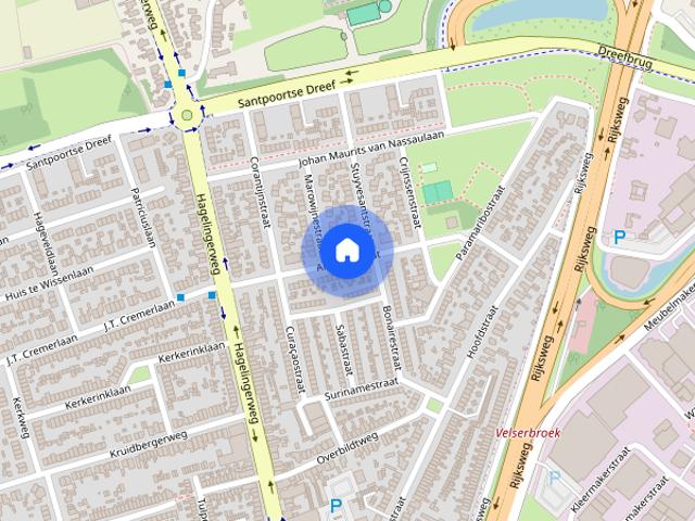 Woning aan de Antillenstraat te Santpoort Noord