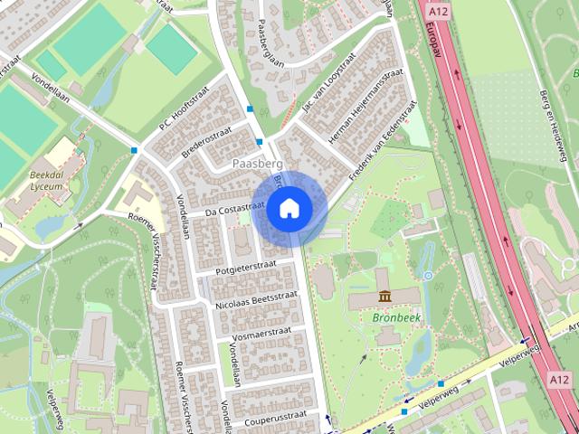 Woning aan de Bronbeeklaan te Arnhem