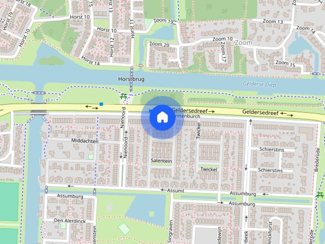 Woning aan de Cannenburch te Lelystad
