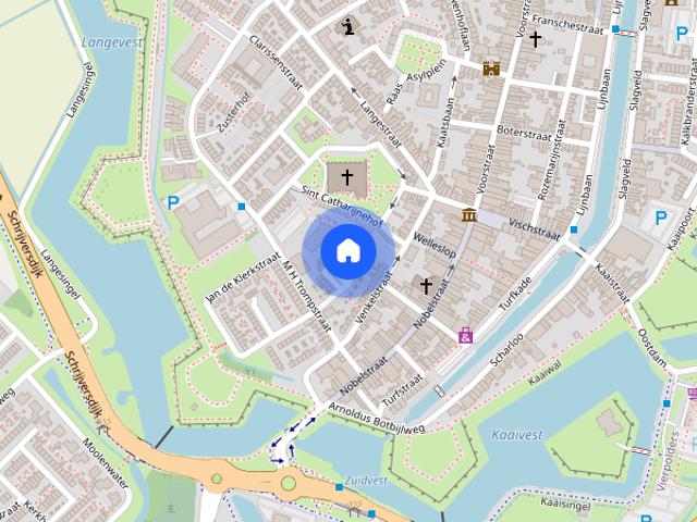 Woning aan de Clarissenstraat te Brielle