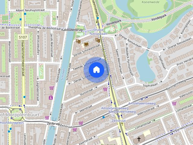 Woning aan de Derde Schinkelstraat te Amsterdam