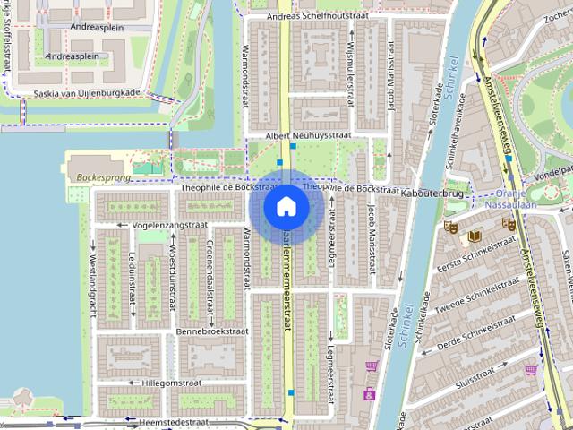 Woning aan de Haarlemmermeerstraat te Amsterdam