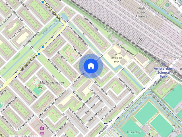 Woning aan de Johannes van der Waalsstraat te Amsterdam