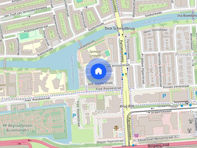 Woning aan de Johannes Worpstraat te Amsterdam