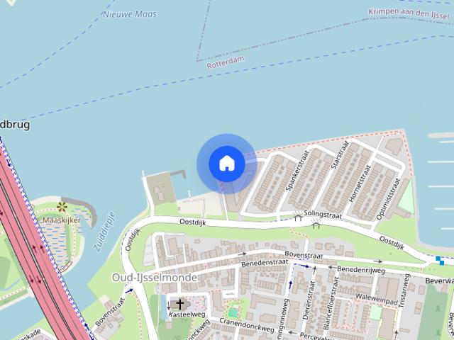 Woning aan de Pampuskade te Rotterdam