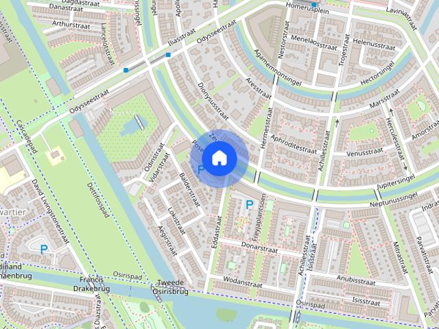 Woning aan de Poseidonsingel te Almere