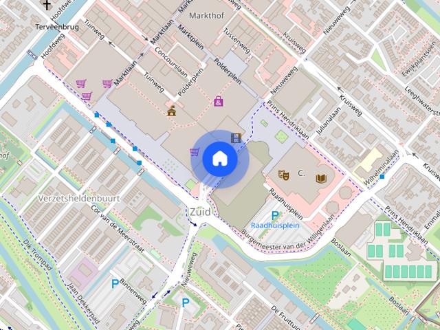 Woning aan de Raadhuisplein te Hoofddorp