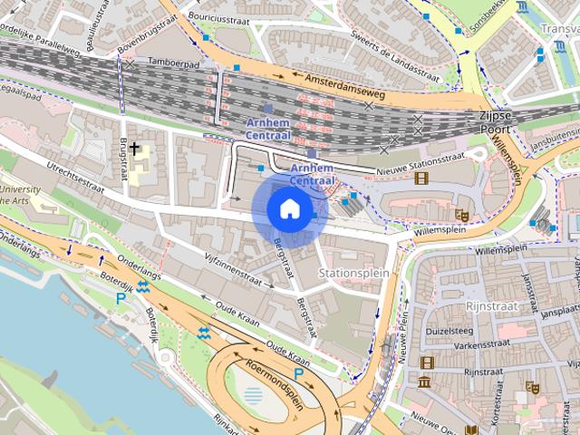 Woning aan de Stationsplein te Arnhem