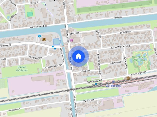 Woning aan de Spoorstraat te Zuidbroek