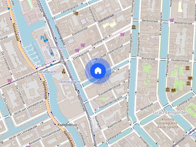 Woning aan de Tweede Looiersdwarsstraat te Amsterdam