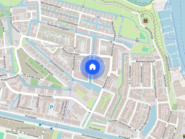 Woning aan de Waadse Poldergracht te Muiden