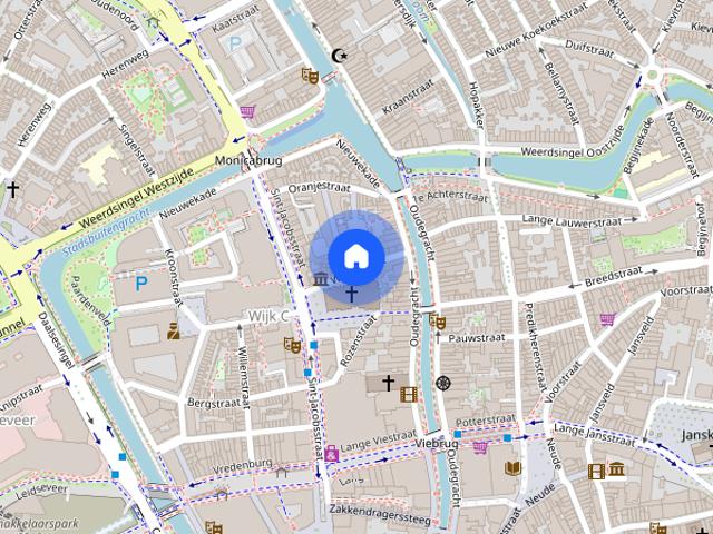 Woning aan de Waterstraat te Utrecht