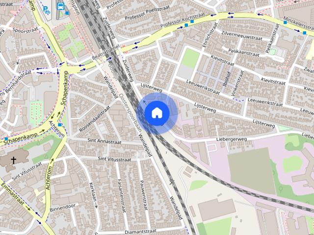 Woning aan de Zuiderweg te Hilversum