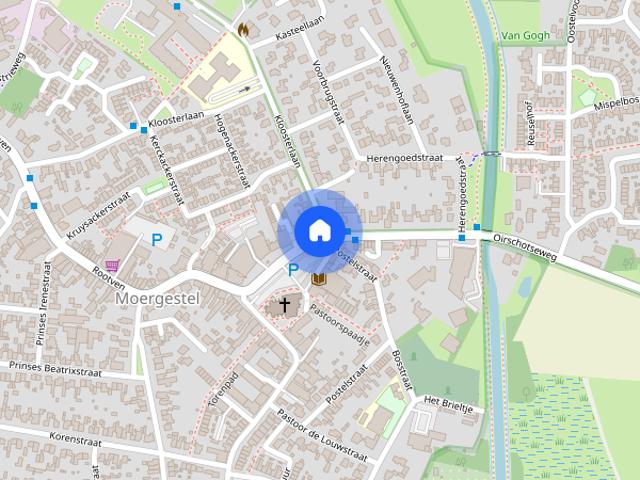 Woning aan de Zandstraat te Moergestel