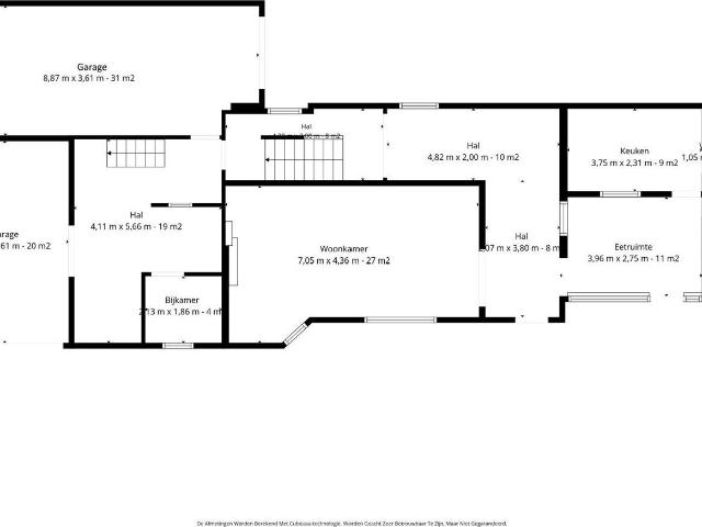 Woning met 3 slpks en tuin