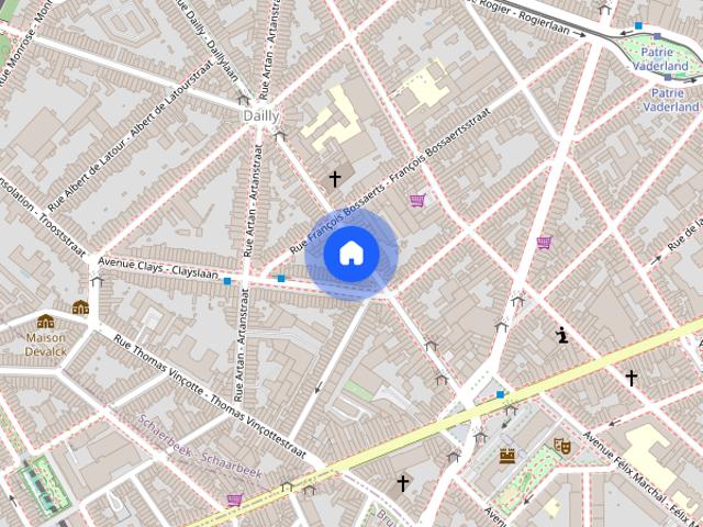 Woning te huur in Schaarbeek voor € 2.800 met 4 slaapkamers