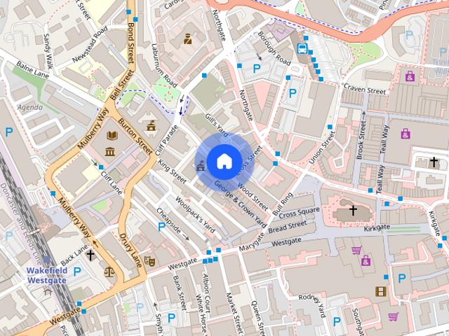 Wood Street, Wakefield, UK, WF1