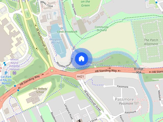 Woodley Headland, Peartree Bridge, MK6