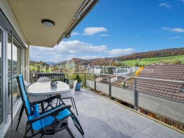 Wohlfühloase über den Dächern von Bubendorf Ruhe, Aussicht und Privatsphäre