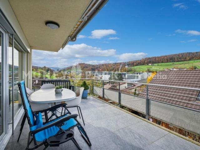 Wohlfühloase über den Dächern von Bubendorf Ruhe, Aussicht und Privatsphäre
