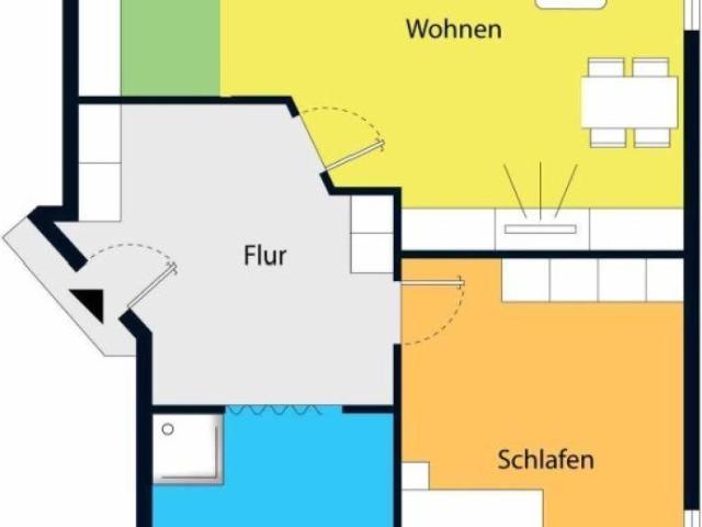 Wohlfühlwohnung mit großem Balkon und Tageslichtbad mit Dusche!
