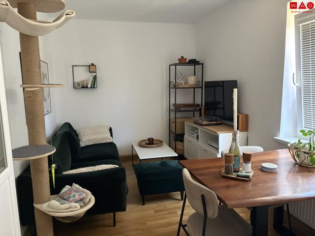 wohn t raum am grünen stadtrand von steyr münichholz! diese kompakte 4 zimmer wohnung begeistert mit durchdachtem grundriss, hellem wohngefühl und äußerst gepflegtem zustand!
