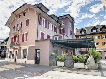 Bex, Bezirk Aigle, Waadt - Terrasse