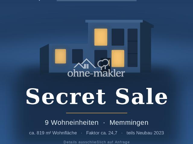 Wohnanlage mit 9 Wohneinheiten teils Neubau 2023