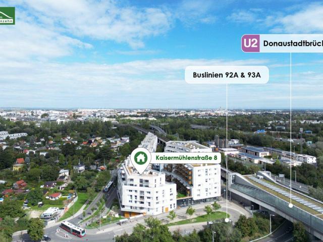 Wohngenuss nahe der Donau Kompakte 2 Zimmer Wohnung mit Balkon ab 01.11.2026 beziehbar!