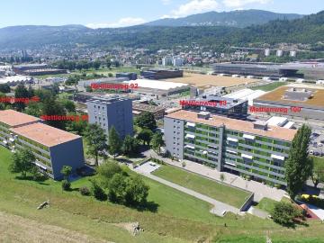 Chemin Mettlen - Mettlenweg, Mett, Biel, Verwaltungskreis Biel-Bienne, Verwaltungsregion Seeland, Kanton Bern