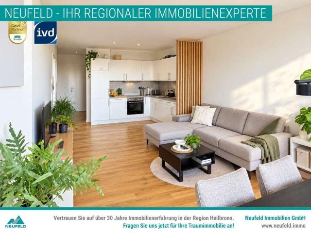 Wohnglück mit Balkon – Stilvolle 2,5 Zimmer Wohnung in Oedheim!