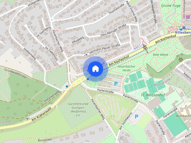Wohnen am Killesberg* Exklusive 2,5 Zimmer Gartenwohnung im denkmalgeschützten Bonatz Haus!