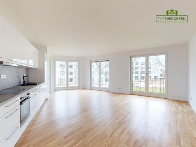 Wohnen am Hartenbergpark: 3 Zimmer Wohnung mit Einbauküche