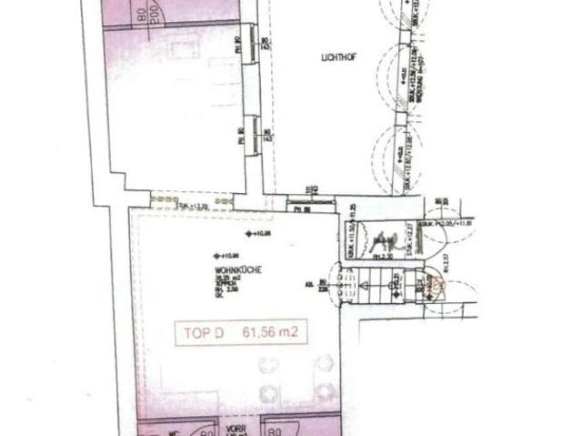 Wohnen am Linzer Hauptplatz im ruhigen Mittelteil des Hauses. 61m2