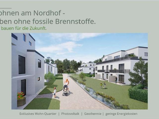 Wohnen am Nordhof | Leben ohne fossile Brennstoffe