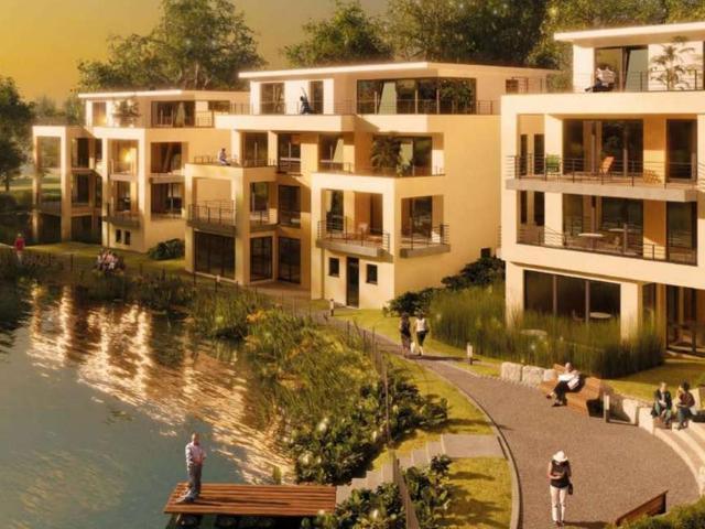 Wohnen am See in Siegburg 2 Zimmer Wohnung 71 qm mit großer Terrasse