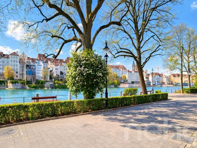 Wohnen am Rhein mit einzigartigem Blick aufs Basler Münster
