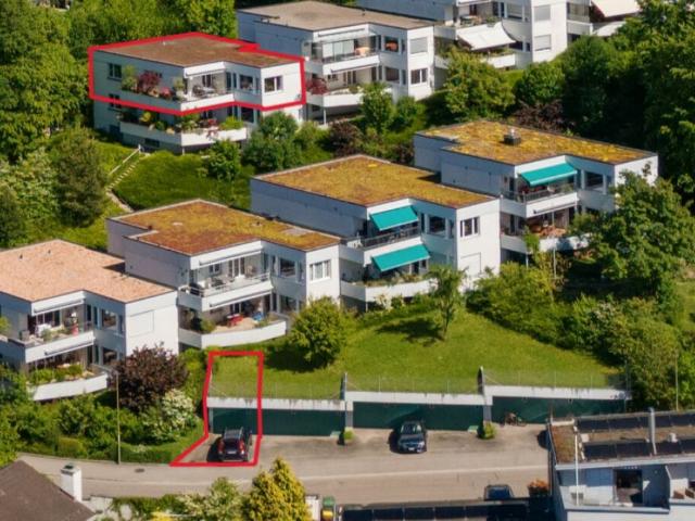 Wohnen am Waldrand: Grosse 5.5 Zimmer Attikawohnung mit Weitblick