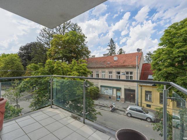 Wohnen am Wilhelminenberg – möblierte 2 Zimmer Wohnung mit Balkon, Garage und Allgemeingarten