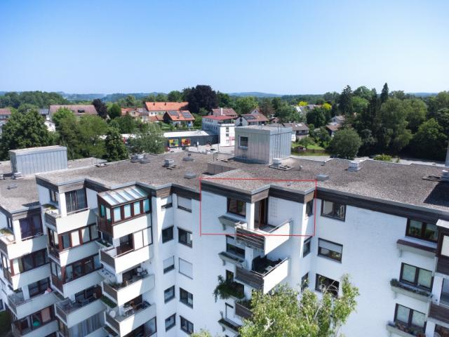 Wohnen an den Innhöhen sonnige 2 Zimmer Wohnung zum Verwirklichen mit Bergblick